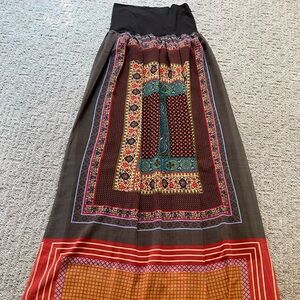 NWOT Anthropologie Dream Daily Bohemian Maxi Skirt size M